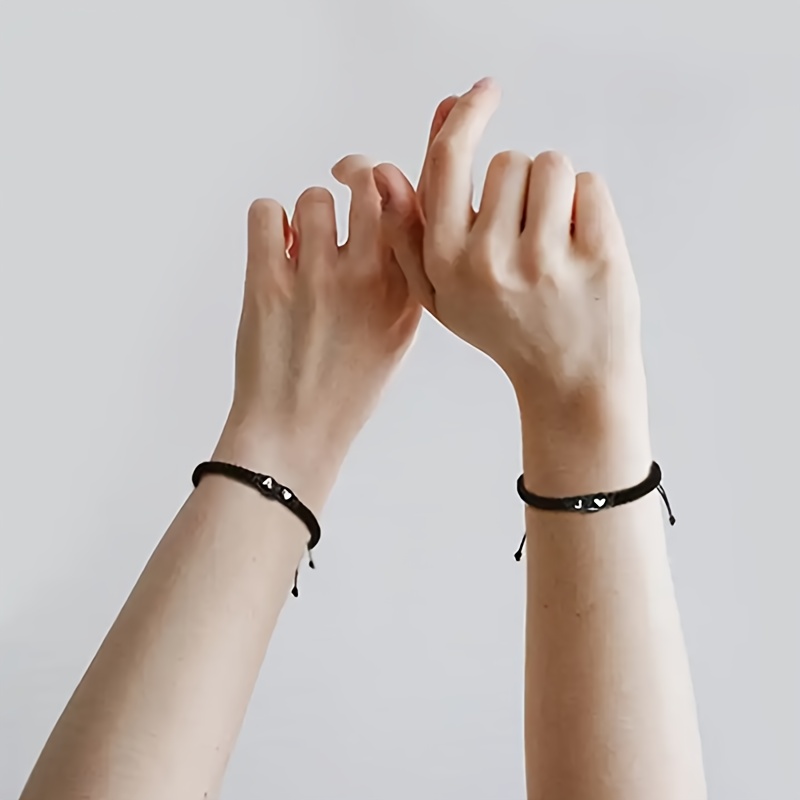 1pc Couple Adjustable Cord 26 Letter Bracelets Men Women Birthday